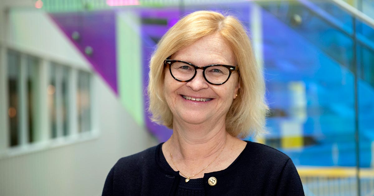 Maria Eriksdotter, professor och dekan, Inst för Neurobiologi, Vårdvetenskap och Samhälle. Foto: Ulf Sirborn. Källa: pressbild Karolinska Institutet.